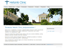 Tablet Screenshot of helsinkiclinic.fi